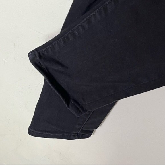 Levi’s 721 High Rise Skinny Jeans Black Ripped Women’s Size 25 Distressed Fit - Picture 9 of 15